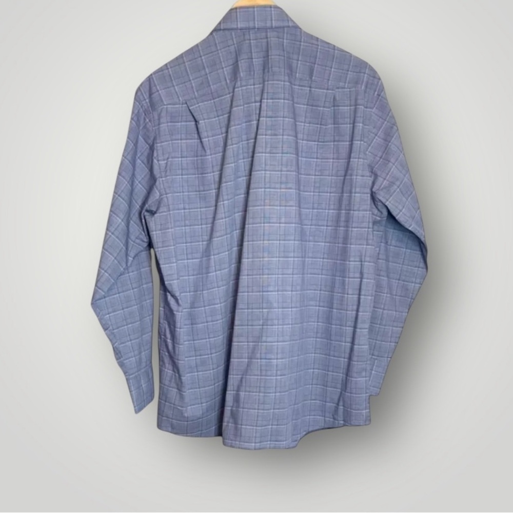 𝅺Tommy Hilfiger | Plaid Button Front Shirt Long Sleeve Regular Fit Wrinkle Free - Picture 4 of 9